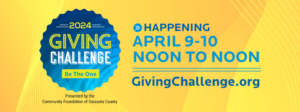 April 9-10 from Noon to Noon Giving Challenge